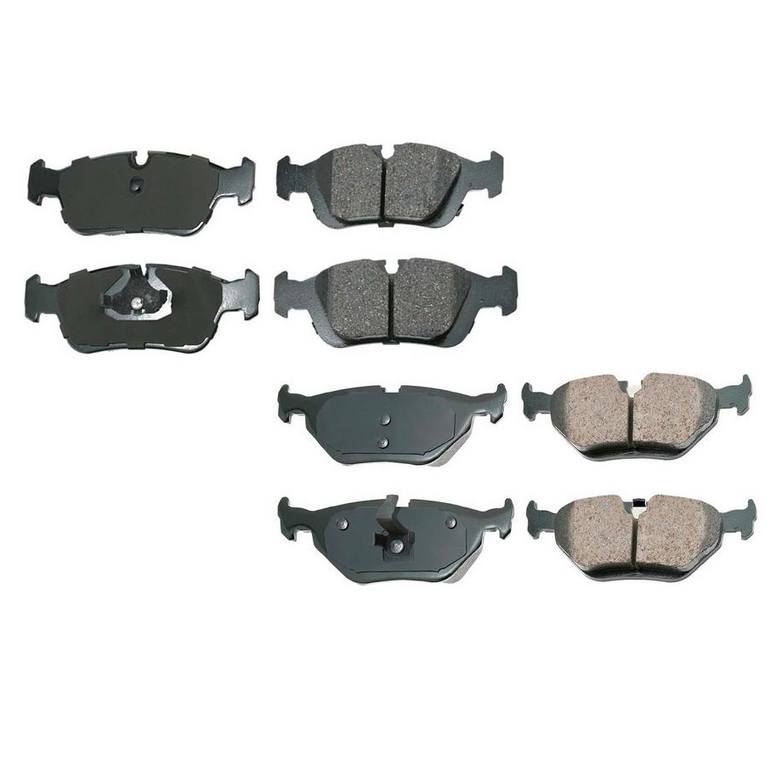 BMW Disc Brake Pad Set Kit – Front and Rear (Ceramic) (EURO) 34111164737