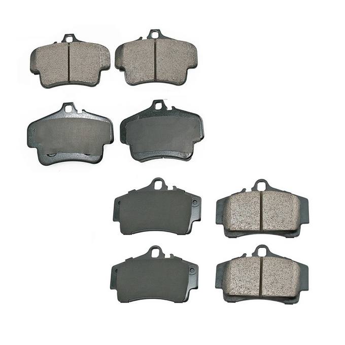 Porsche Disc Brake Pad Set Kit – Front and Rear (Ceramic) (EURO) 99635193916