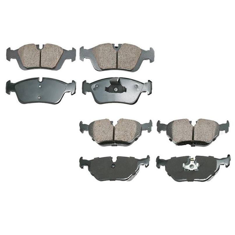 BMW Disc Brake Pad Set Kit – Front and Rear (Ceramic) (EURO) 34119070047