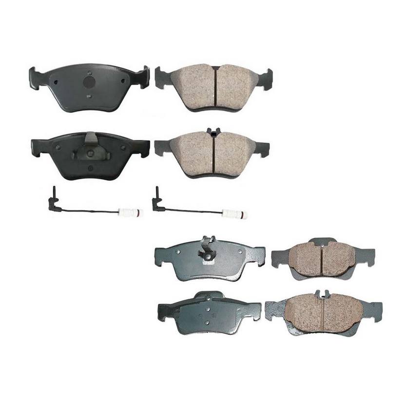 Mercedes-Benz Disc Brake Pad Set Kit – Front and Rear (Ceramic) (EURO) 0044200720