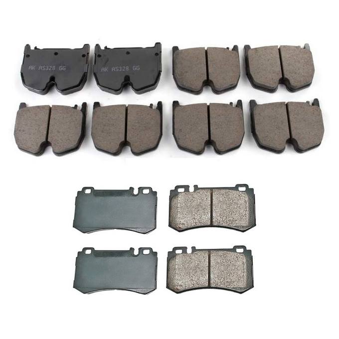 Mercedes-Benz Disc Brake Pad Set Kit – Front and Rear (Ceramic) (EURO) 0044204520