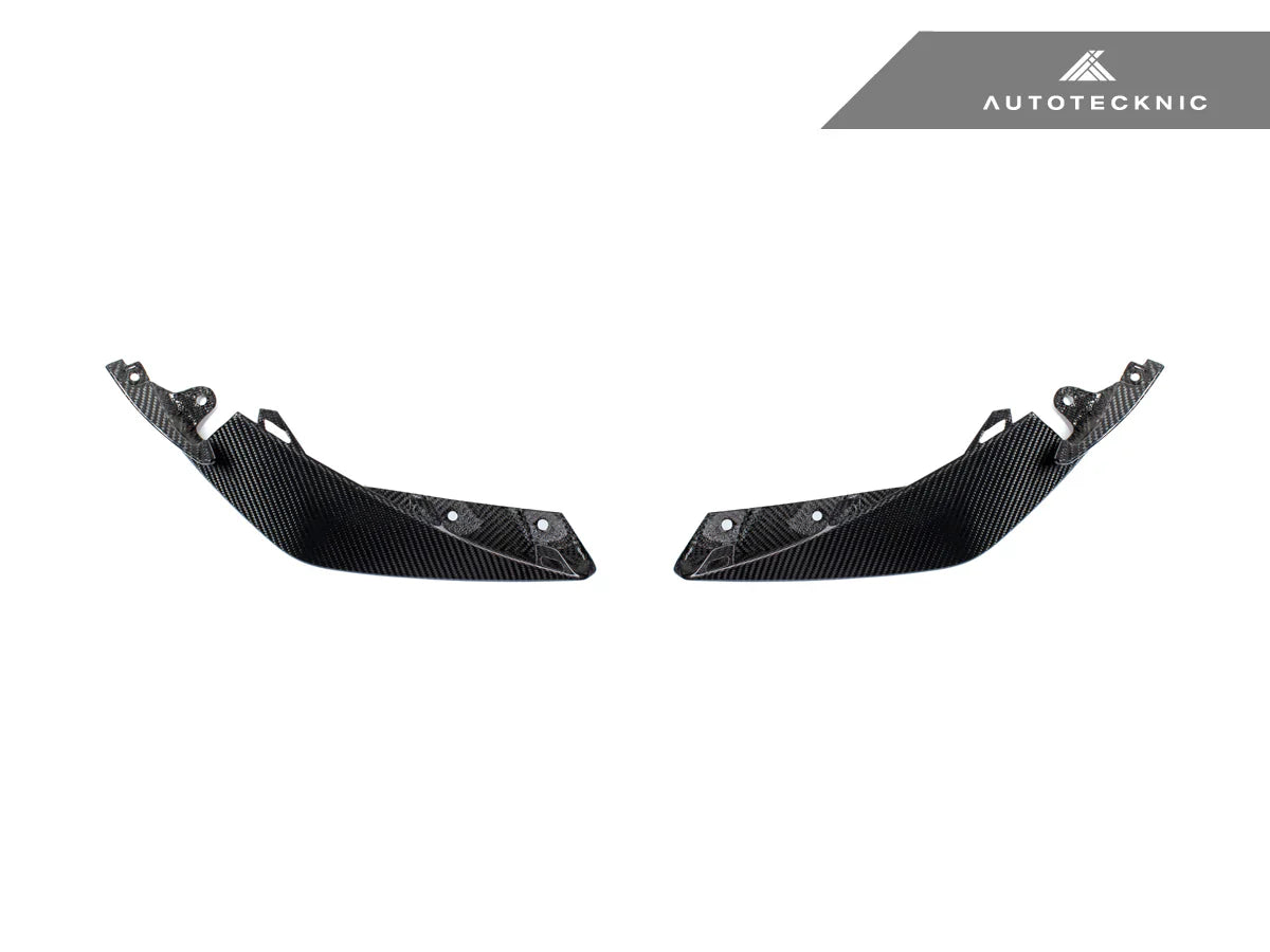 AutoTecknic G8X M3 / M4 Dry Carbon Front Aero Splitter Set