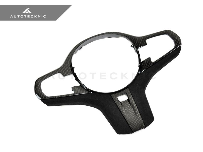 AutoTecknic G11 / G12 7-Series - Carbon Alcantara Steering Wheel Trim