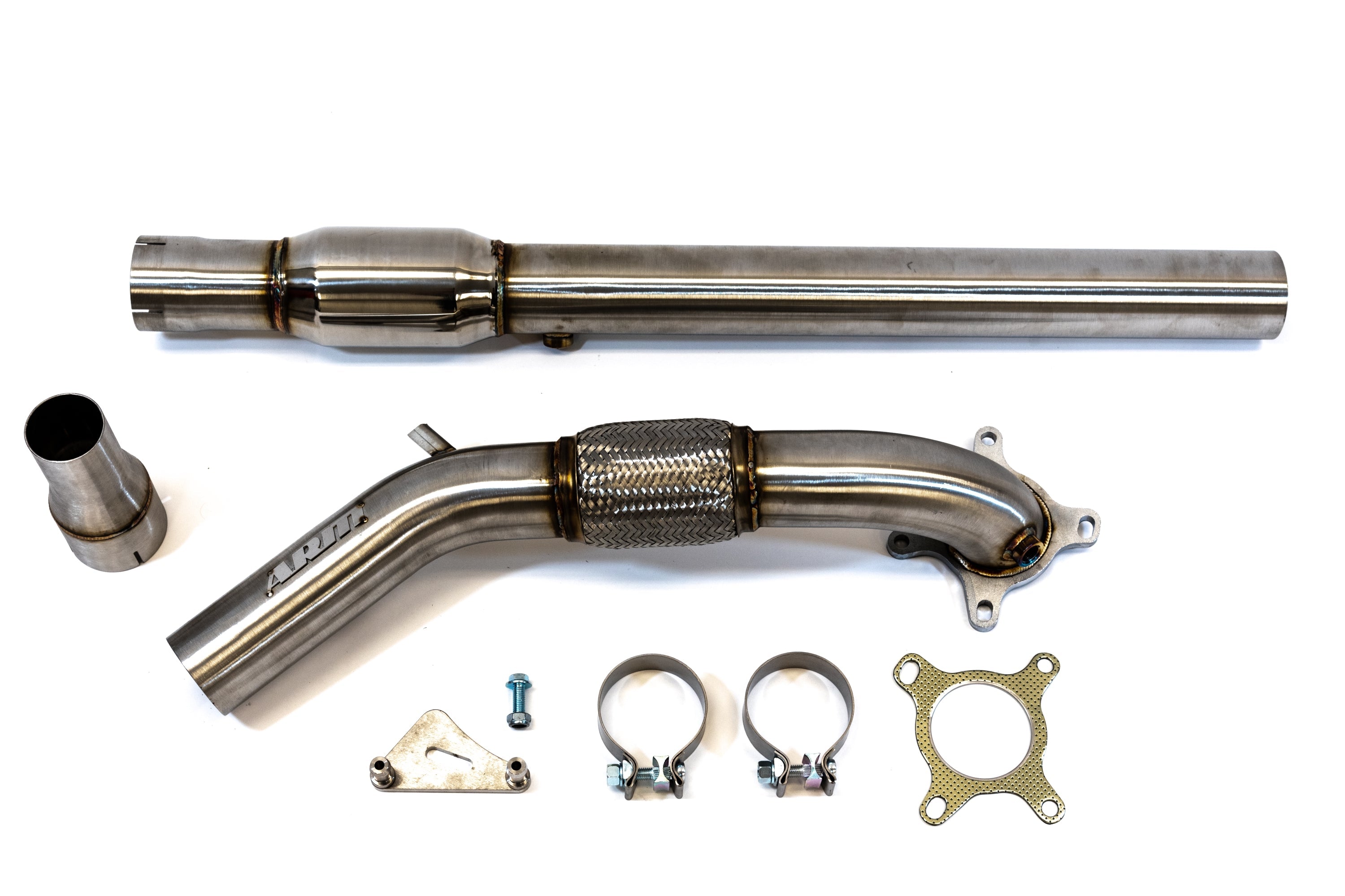 MK6 GTI 3" CATTED DOWNPIPE