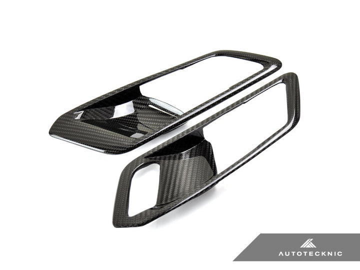 Autotecknic G8X M3 / M4 Dry Carbon Interior Door Handle Trim Set