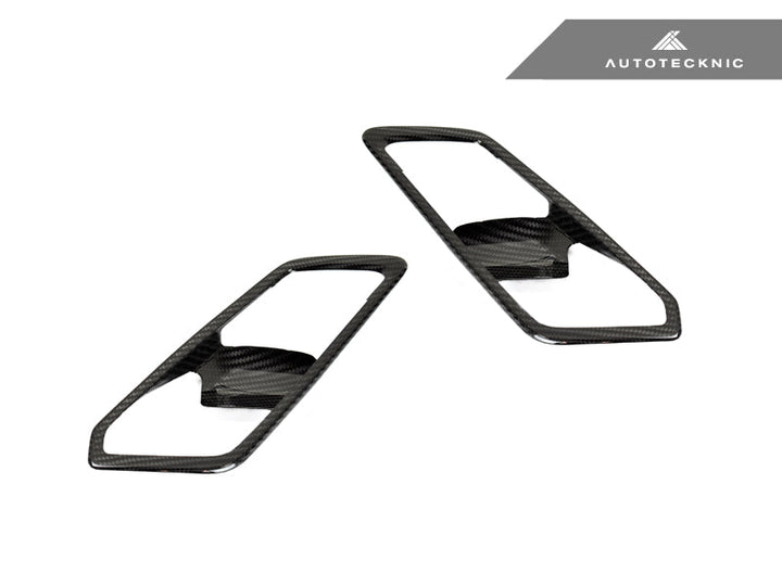 Autotecknic G8X M3 / M4 Dry Carbon Interior Door Handle Trim Set