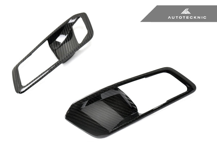 Autotecknic G8X M3 / M4 Dry Carbon Interior Door Handle Trim Set