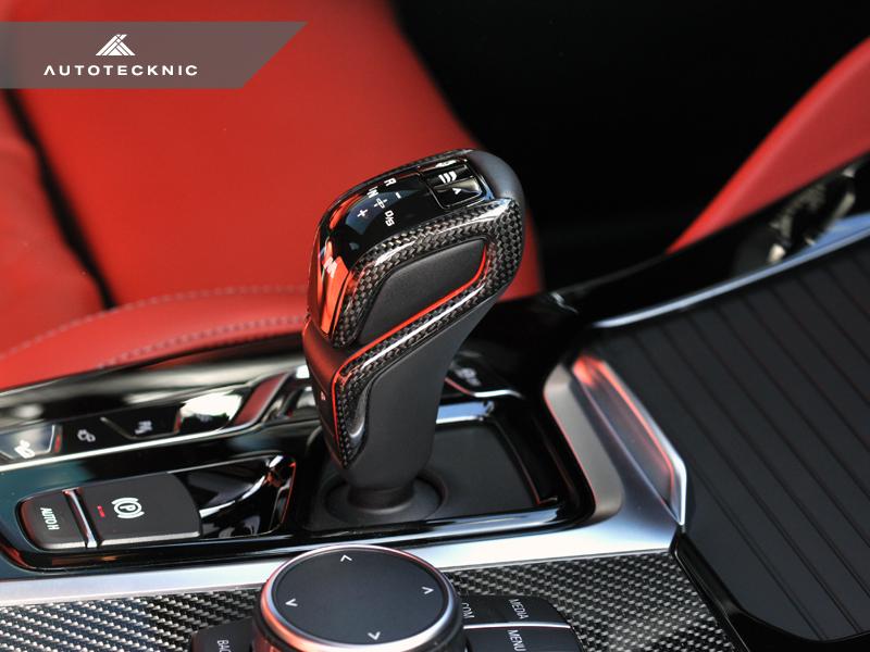 AutoTecknic F9X M5 / X3M / X4M - Carbon Fiber Gear Selector Side Covers