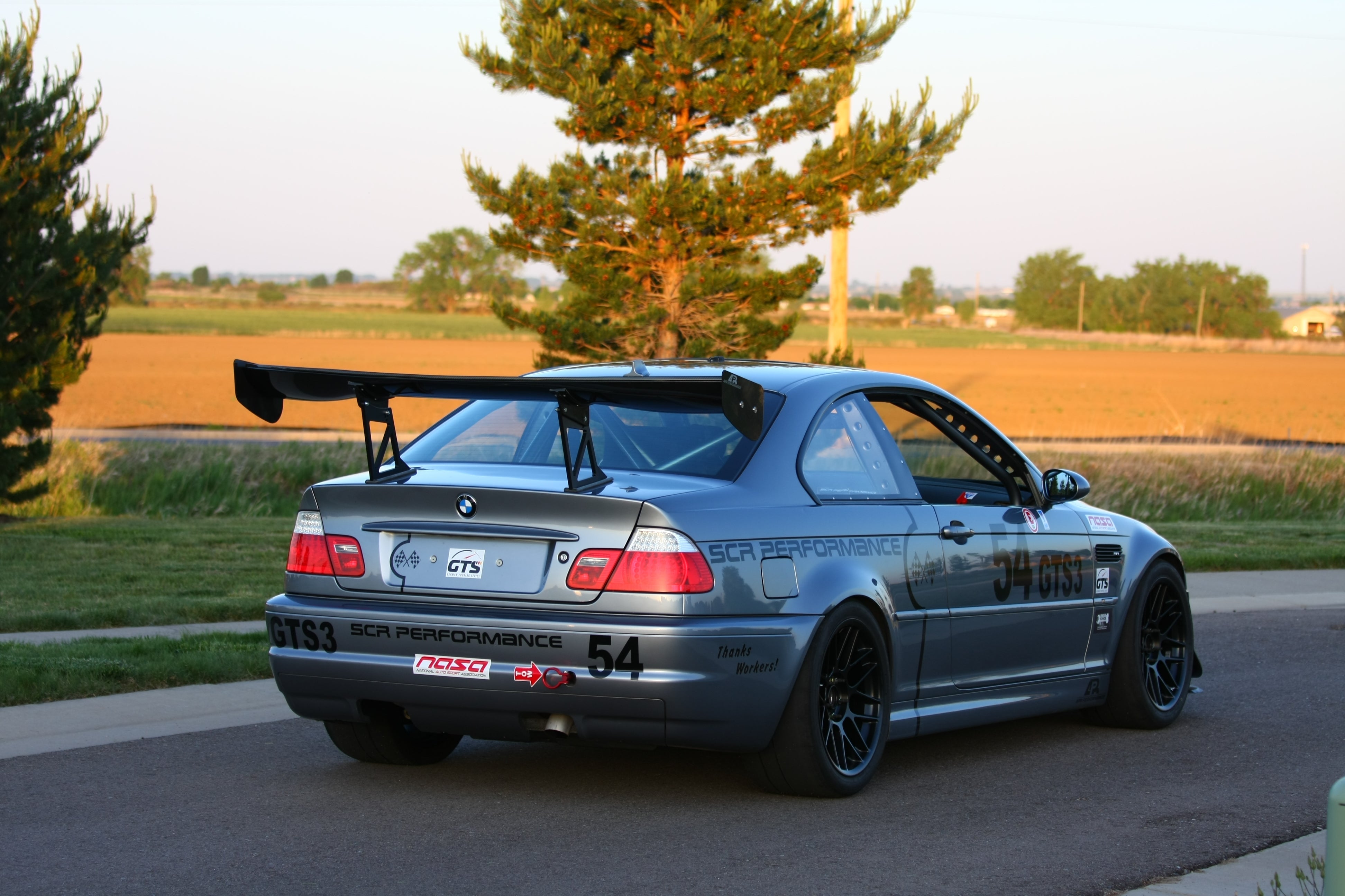 BMW E46 3-Series / M3 GTC-300 Adjustable Wing 2001-2006