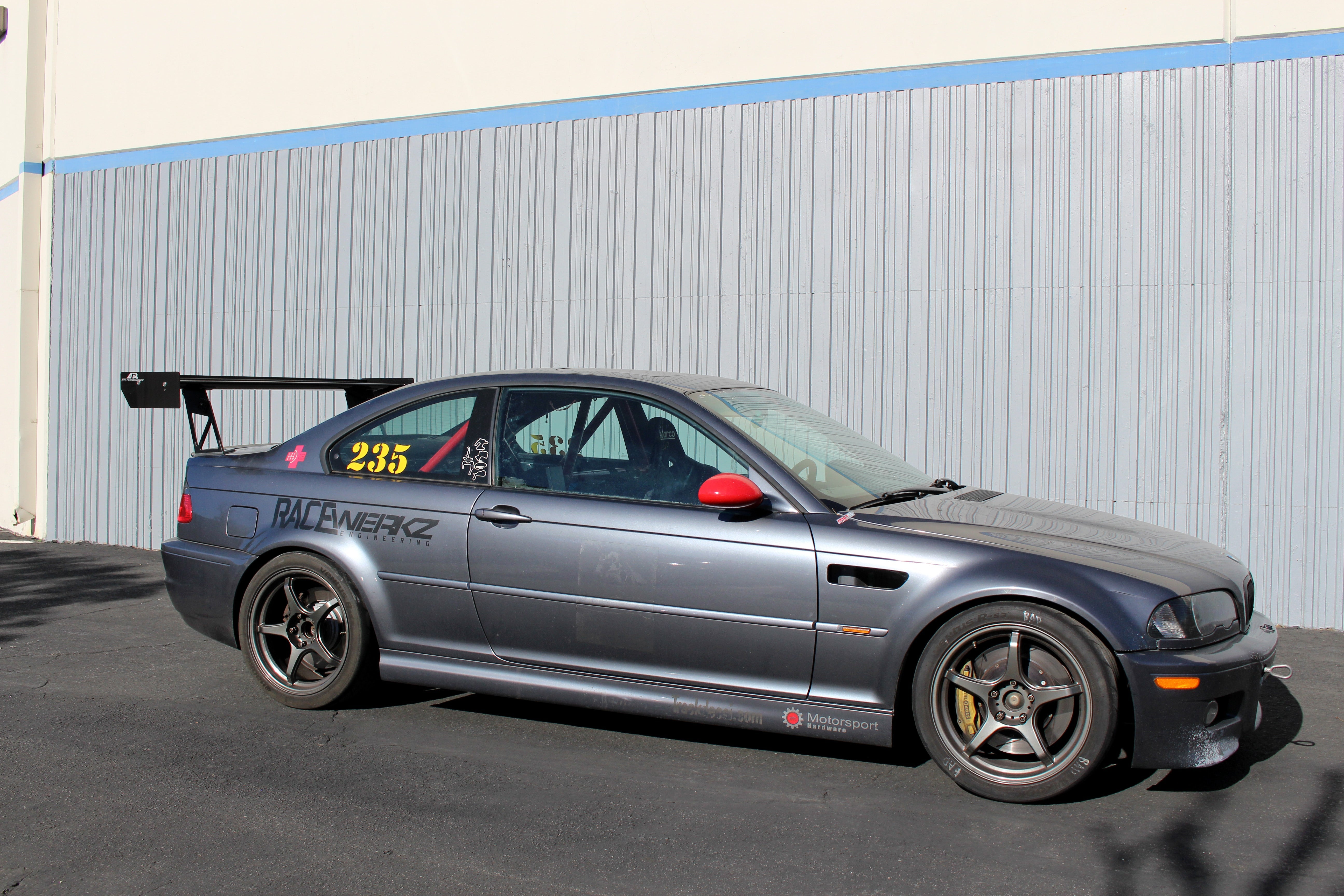 BMW E46 GT-250 Adjustable Wing 1998 - 2005