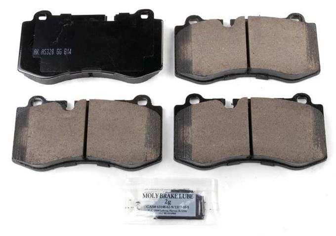 Mercedes Disc Brake Pad Set – Front (Ceramic) (EURO) 004420802064 – Akebono Euro Ultra-Premium EUR1223