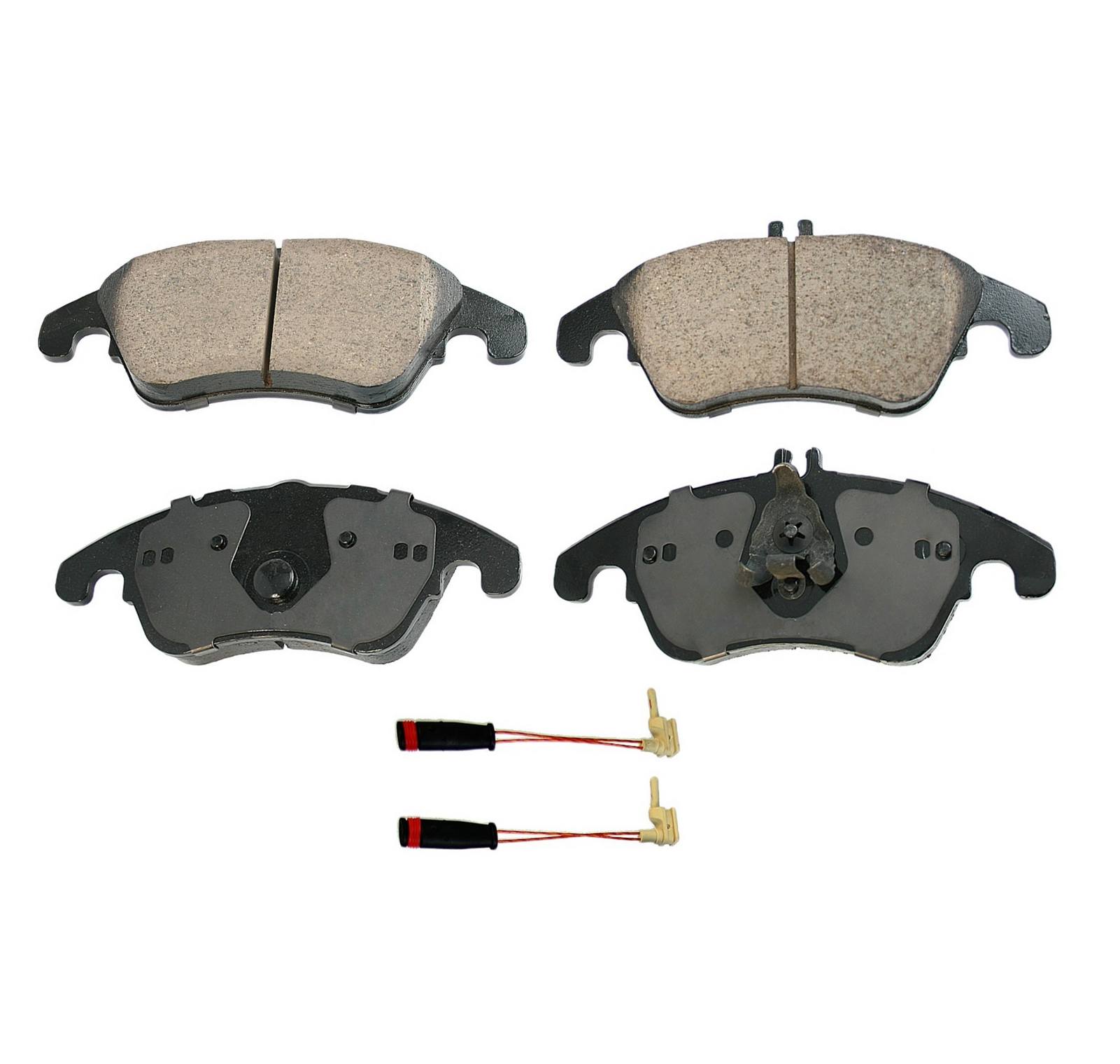 Mercedes-Benz Disc Brake Pad and Rotor Kit – Front (322mm) (Drilled) (Ceramic) – Akebono EURO 2044210812