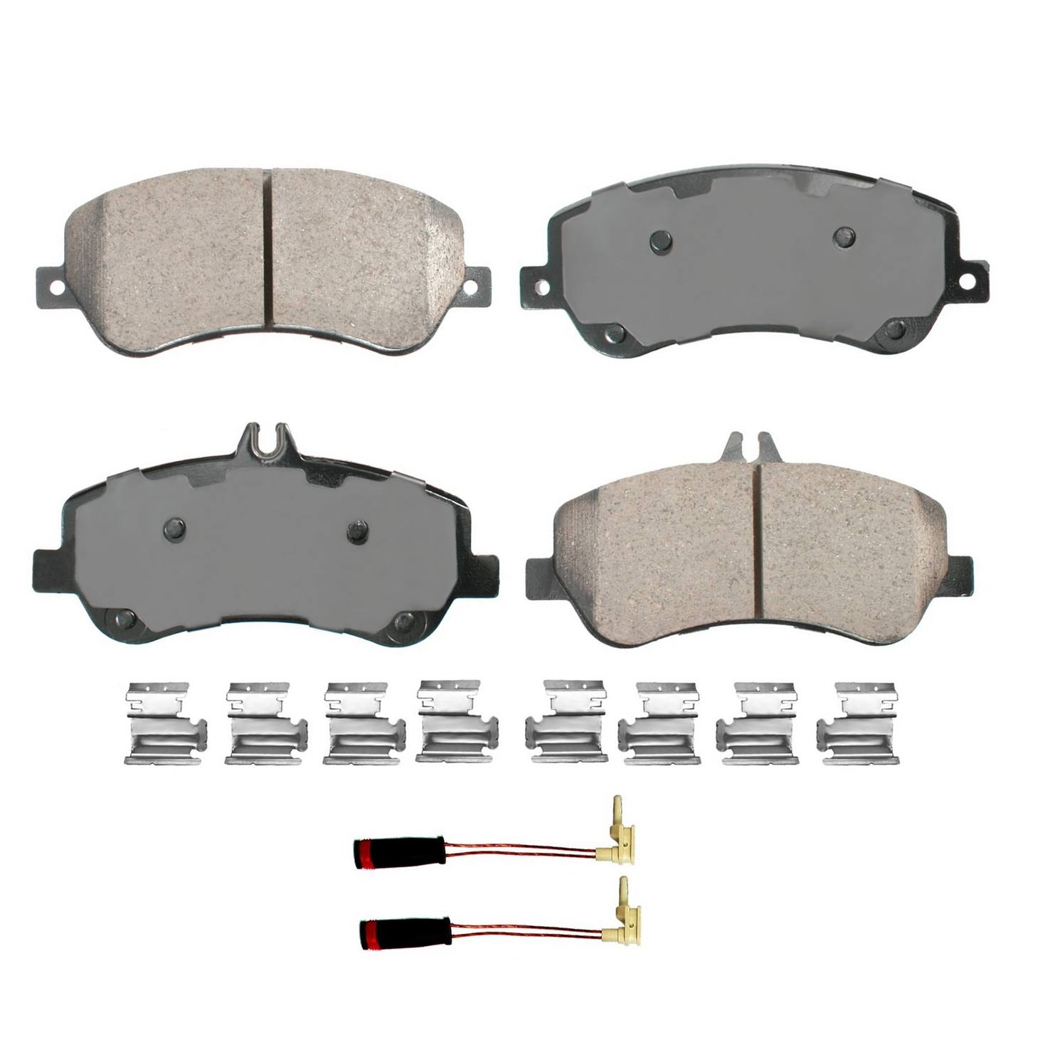 Mercedes-Benz Disc Brake Pad and Rotor Kit – Front (330mm) (Drilled) (Ceramic) – Akebono EURO 2114211412