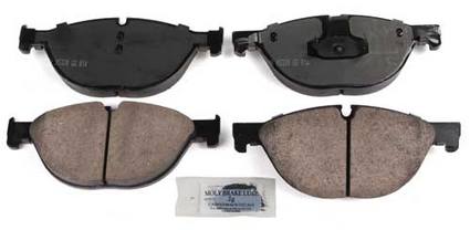 BMW Disc Brake Pad Set – Front (Ceramic) (EURO) 34116858047 – Akebono Euro Ultra-Premium EUR1409