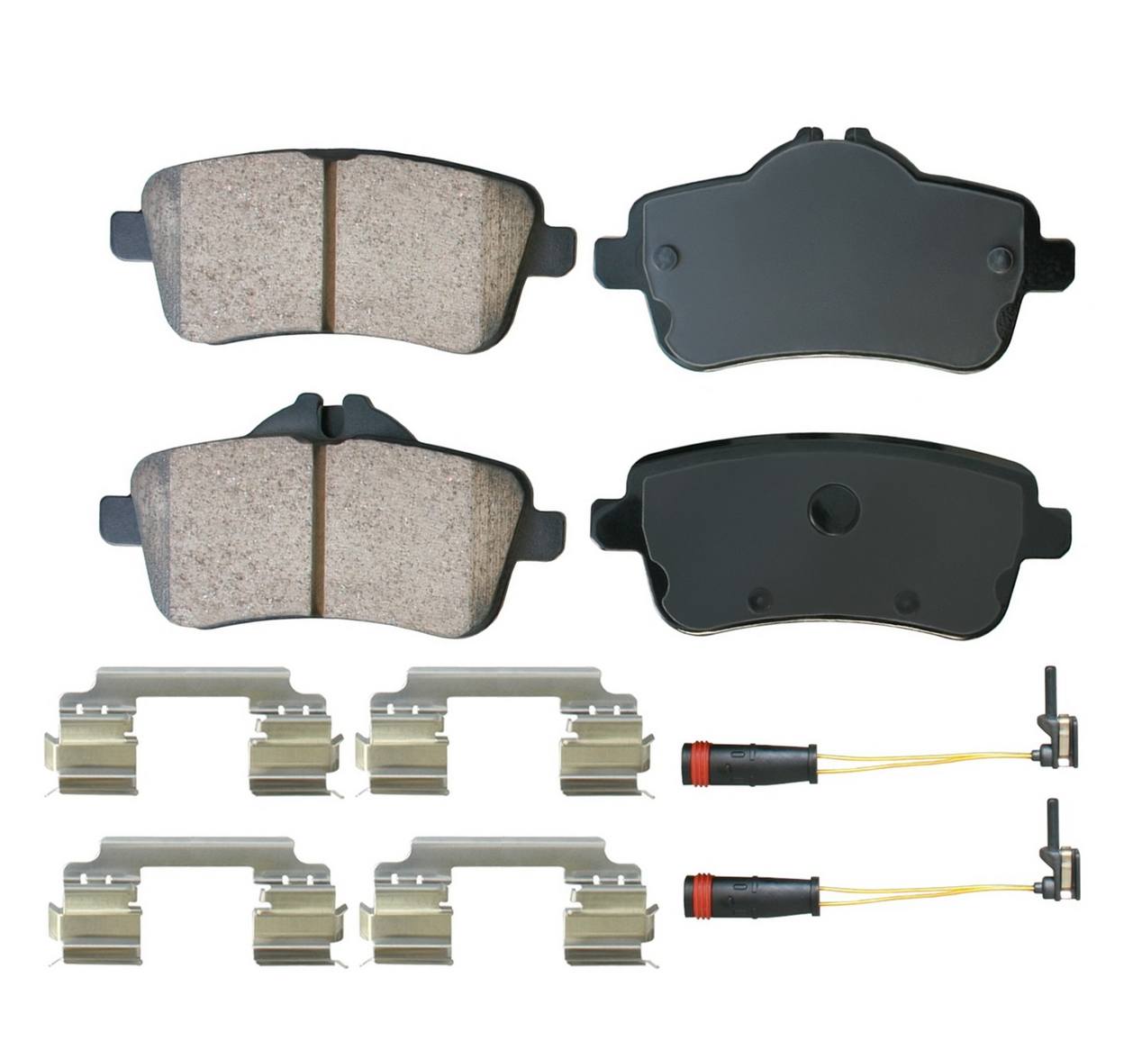 Mercedes Disc Brake Pad Set – Rear (Ceramic) (EURO) 0074209020 – Akebono Euro Ultra-Premium EUR1630