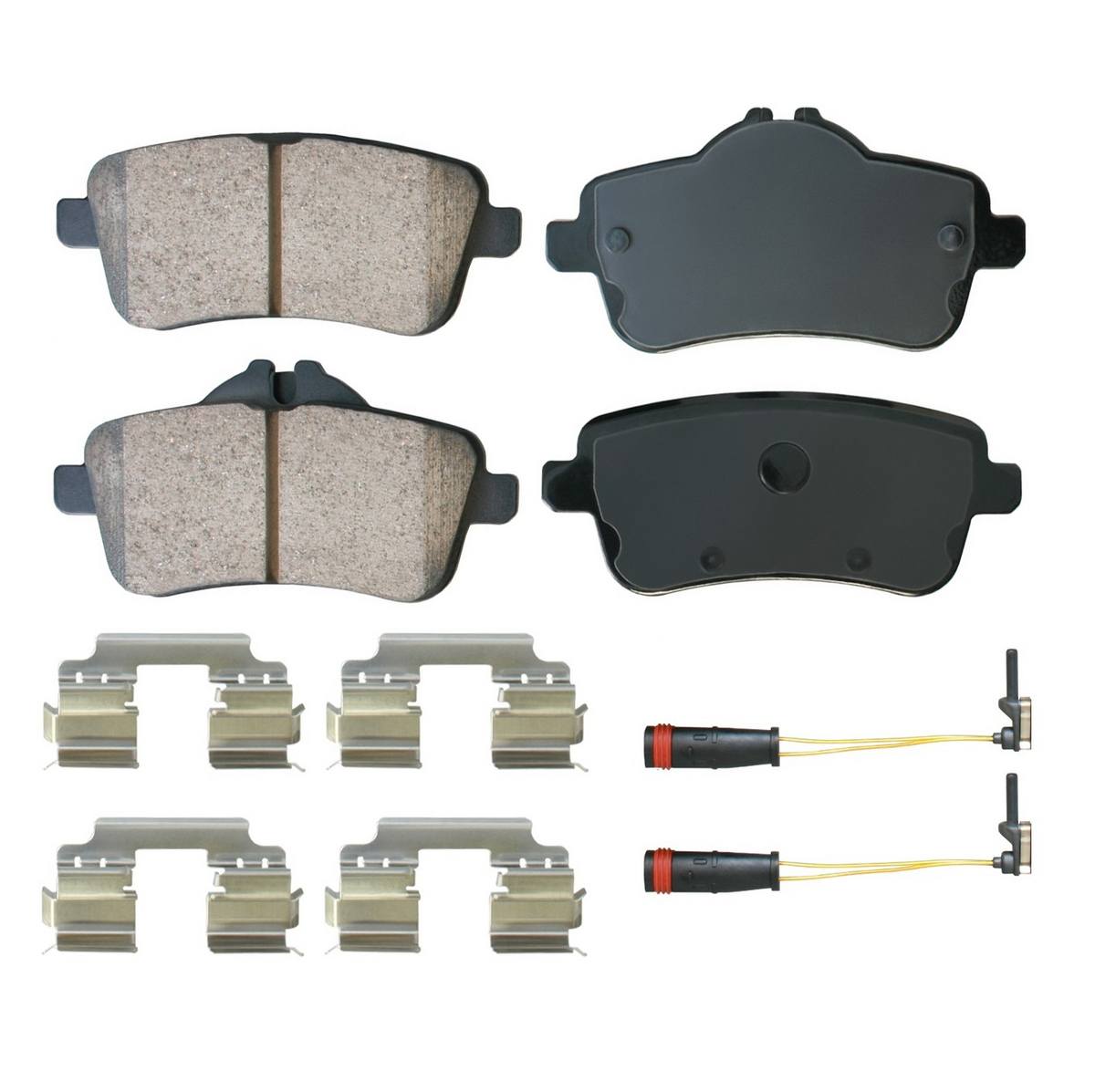 Mercedes Disc Brake Pad Set – Rear (Ceramic) (EURO) 0074208320 – Akebono Euro Ultra-Premium EUR1630A