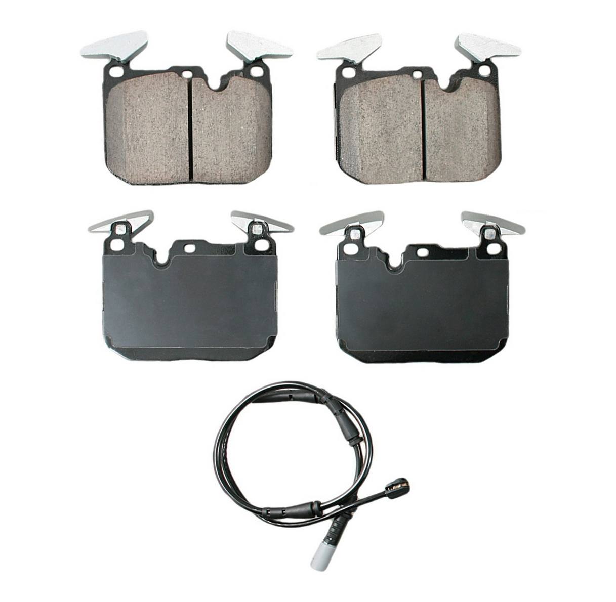 BMW Disc Brake Pad Set – Front (Ceramic) (EURO) 34116878882 – Akebono Euro Ultra-Premium EUR1880