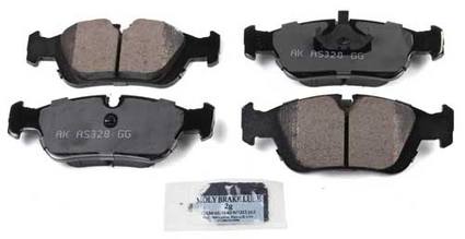 BMW Disc Brake Pad Set – Front – Akebono Euro Ultra-Premium EUR558