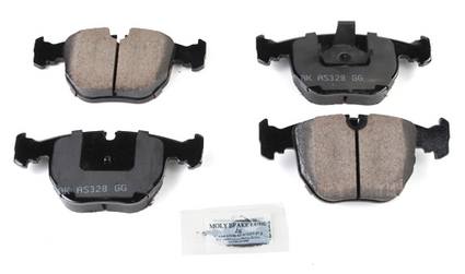 BMW Disc Brake Pad Set – Front (Ceramic) (EURO) 34116761252 – Akebono Euro Ultra-Premium EUR681