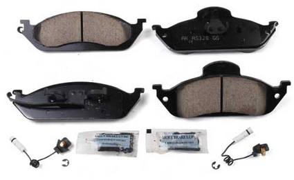 Mercedes Disc Brake Pad Set – Front 163420122041 – Akebono Euro Ultra-Premium EUR760