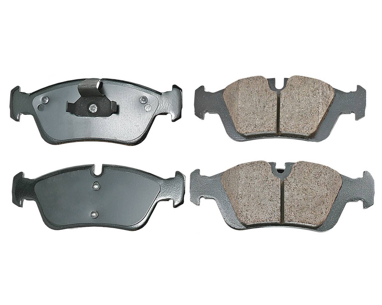 BMW Disc Brake Pad and Rotor Kit – Front (286mm) (Drilled) (Ceramic) – Akebono EURO 34116864060