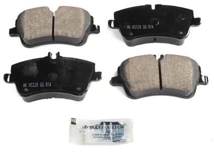 Mercedes Disc Brake Pad Set – Front (w/o Sport Package) 006420622041 – Akebono Euro Ultra-Premium EUR872