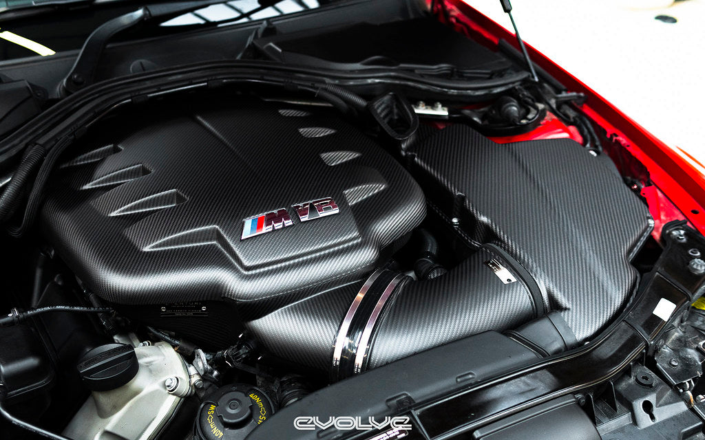 Eventuri BMW E9X M3 (S65) Black Carbon Inlet Plenum - Matte