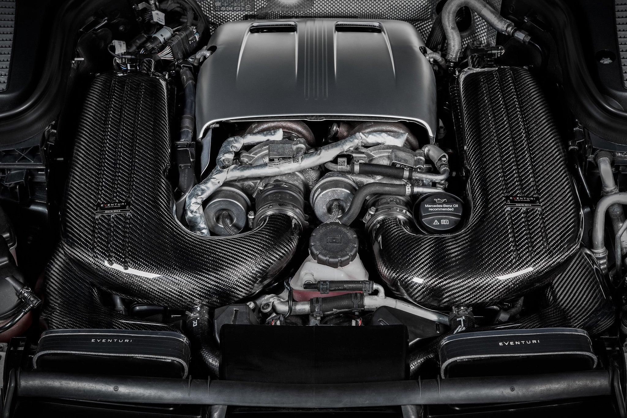 Eventuri Mercedes GLC63S AMG Black Carbon Intake System