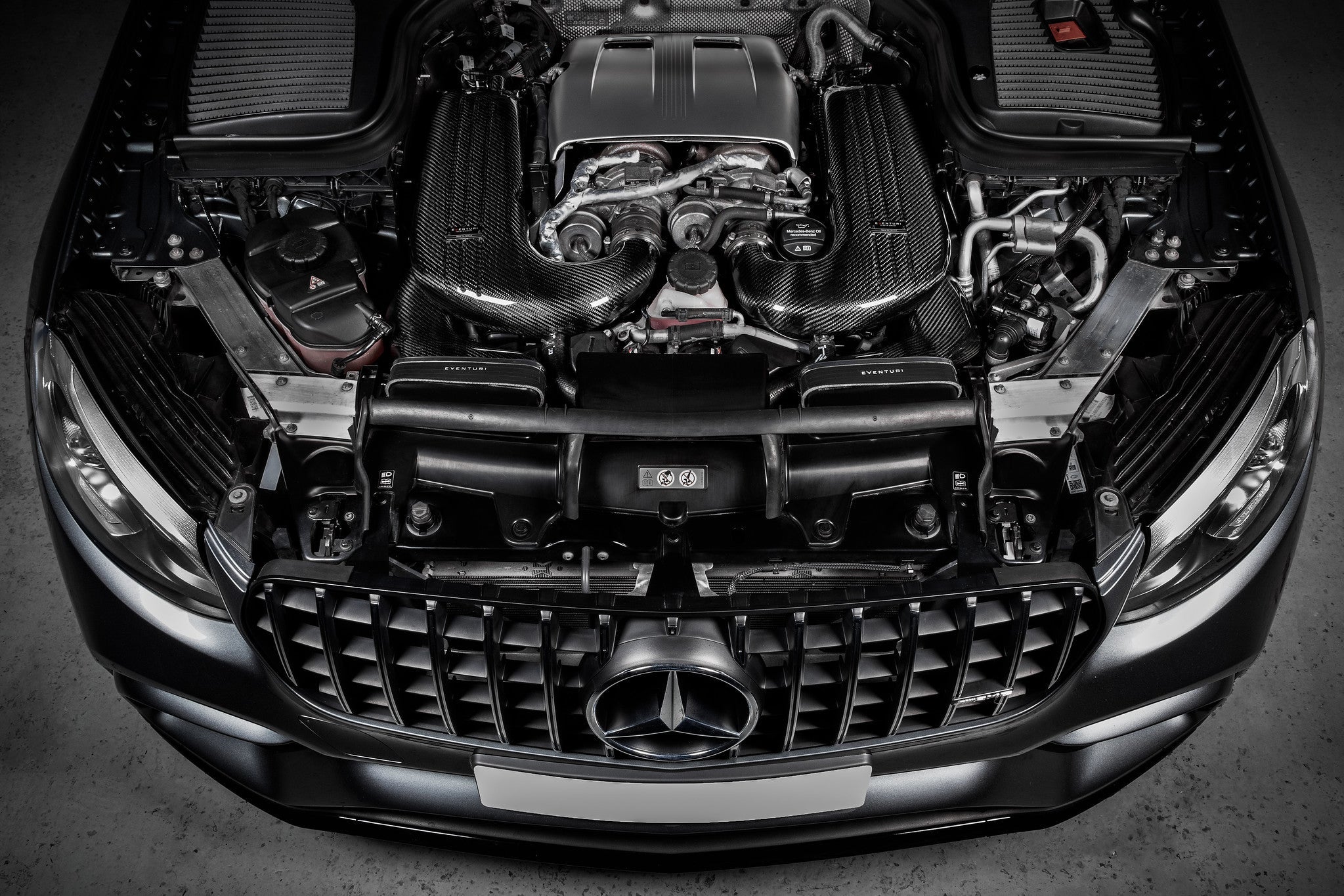 Eventuri Mercedes GLC63S AMG Black Carbon Intake System