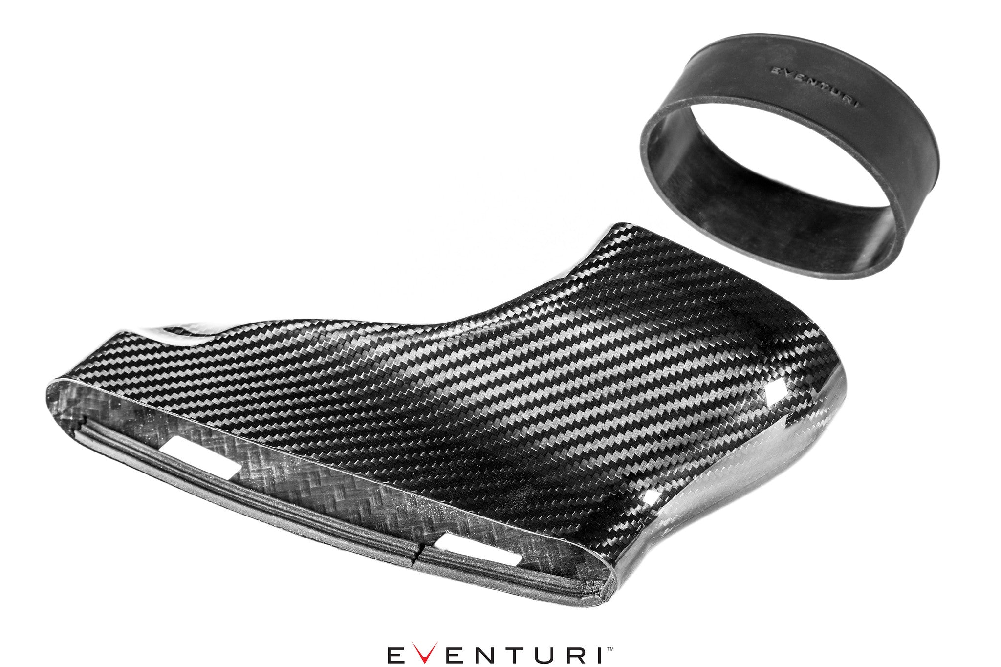 Eventuri Mercedes W205 C63 / C63S AMG Black Carbon V2 Duct Upgrade Kit For V1