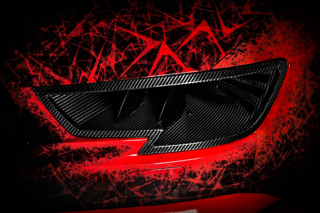 Eventuri Audi 8V Gen 2 RS3 Black Carbon Headlamp Race Duct