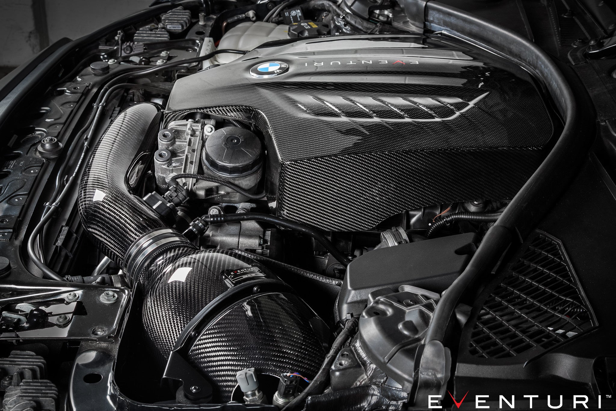 Eventuri BMW F-Chassis N55 Black Carbon Intake System - V2