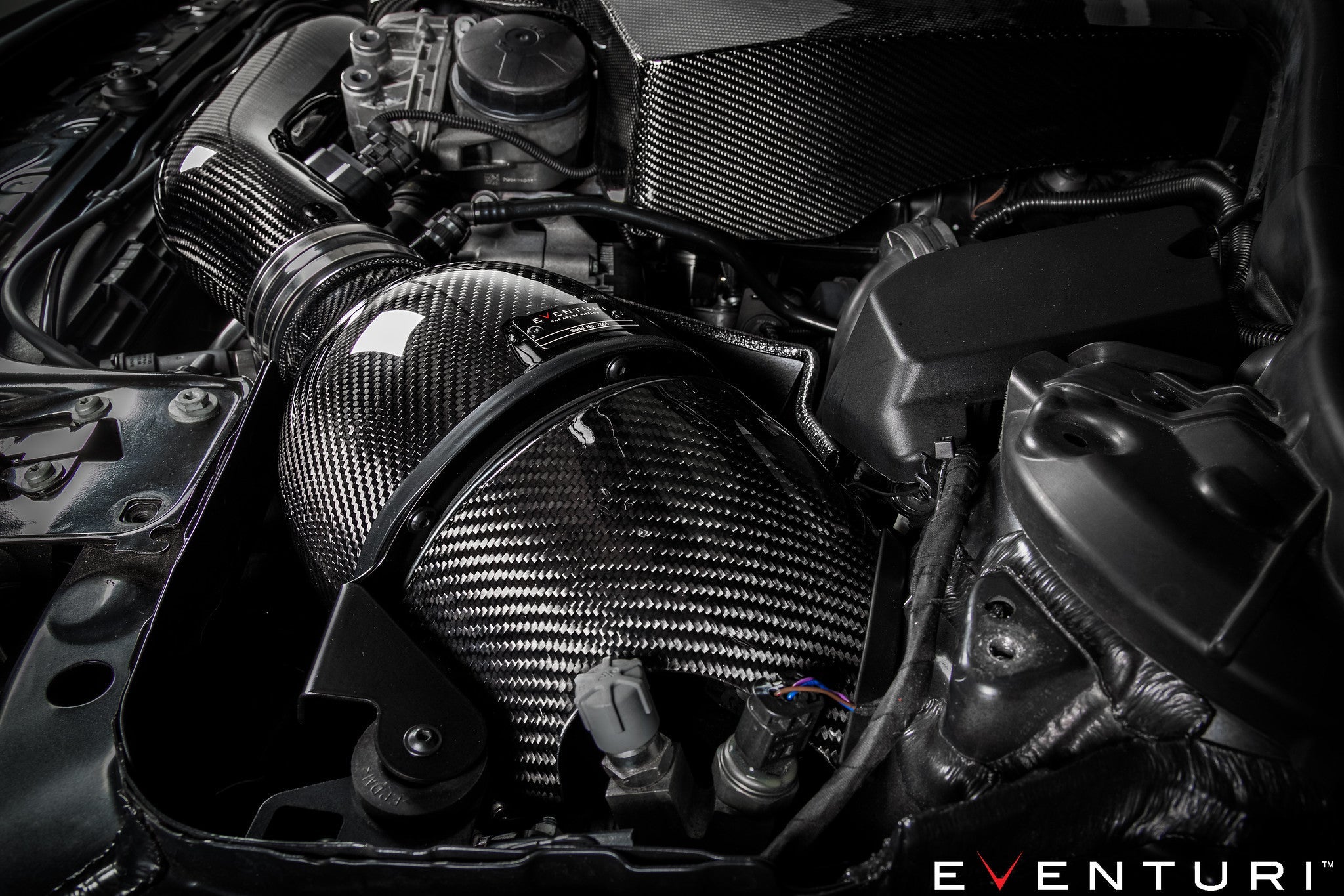 Eventuri BMW F-Chassis N55 Black Carbon Intake System - V2