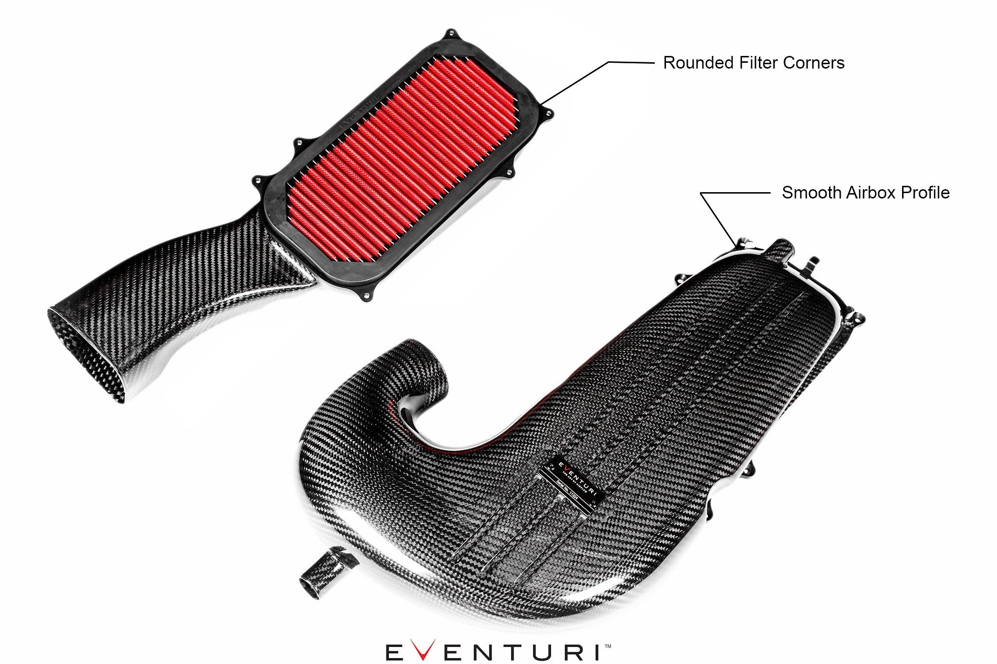 Eventuri Mercedes W205 C63 / C63S AMG Black Carbon Intake System - V2