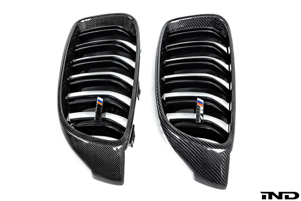 IND F8X M3 / M4 Carbon Grille Set