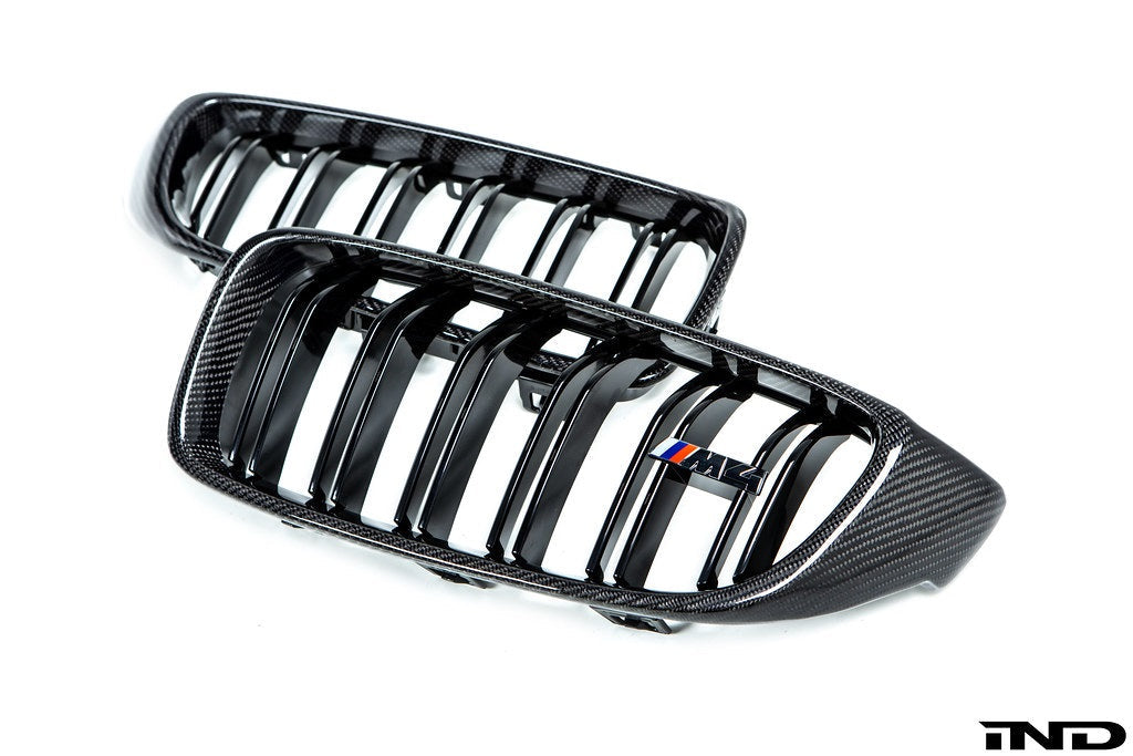 IND F8X M3 / M4 Carbon Grille Set