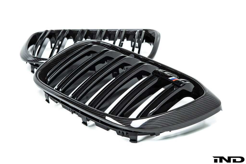 IND F97 X3M / F98 X4M Pre-LCI Carbon Front Grille Set