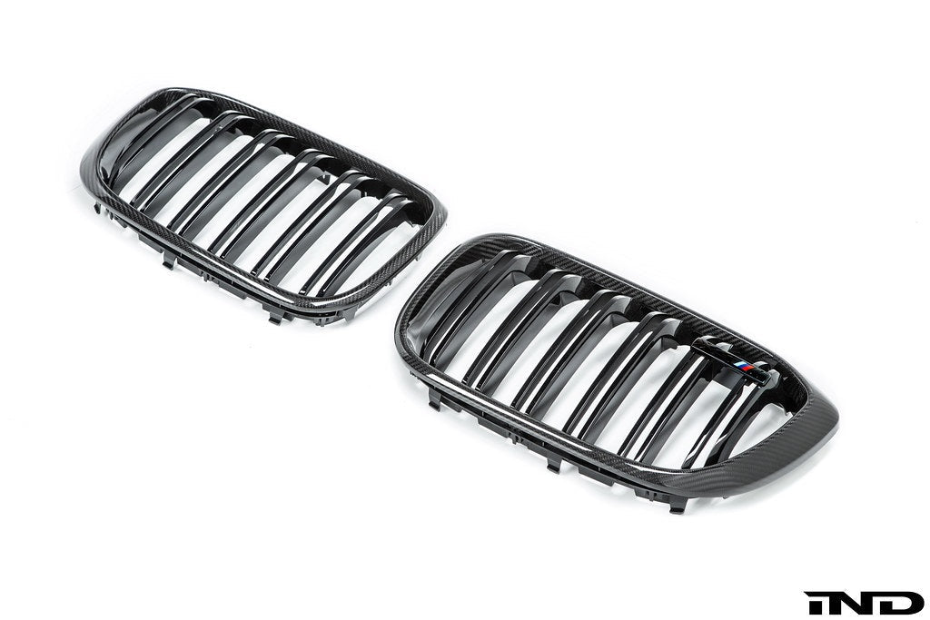 IND F97 X3M / F98 X4M Pre-LCI Carbon Front Grille Set