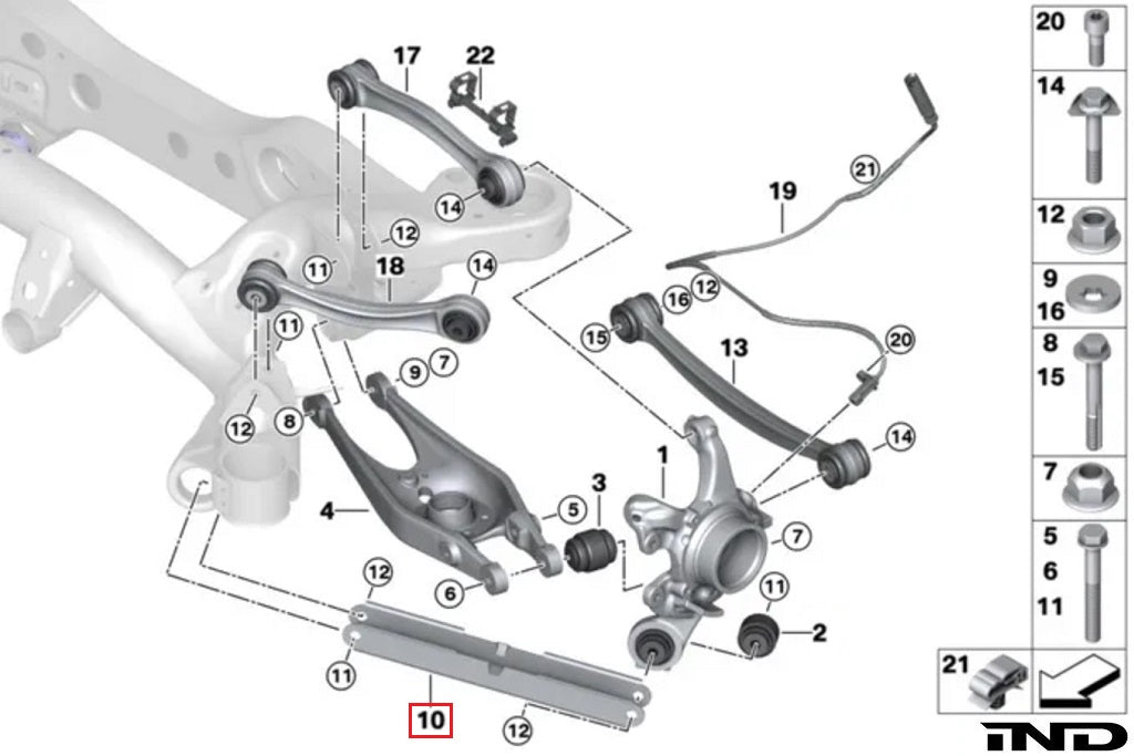 Fall-Line Motorsports E9X M3 / E82 1M Billet Aluminum Rear Trailing Arm Set