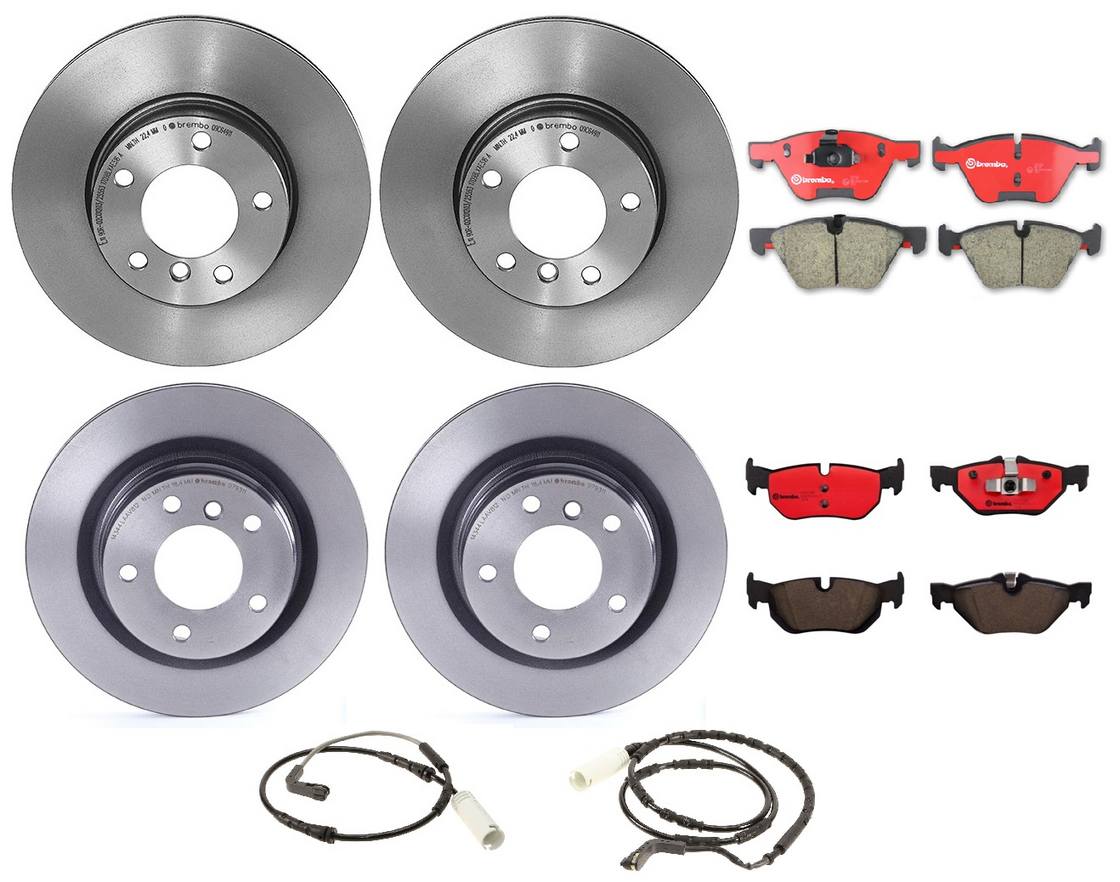 Brembo Brake Pads and Rotors Kit – Front and Rear (300mm/300mm) (Ceramic)