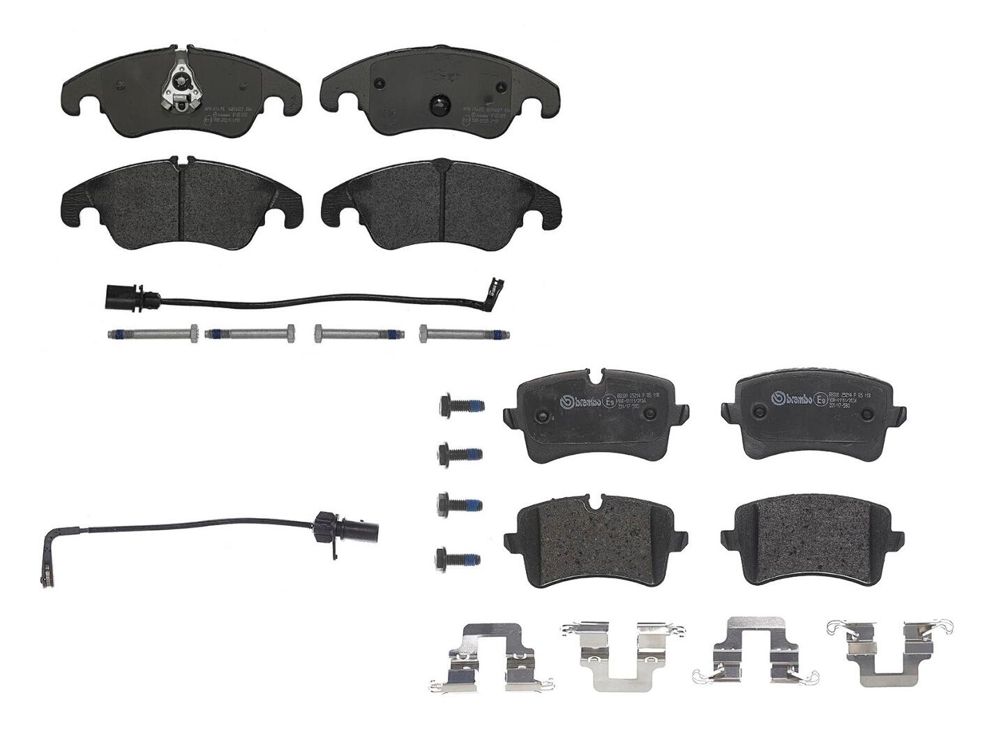 Brembo Disc Brake Pads Kit – Front and Rear