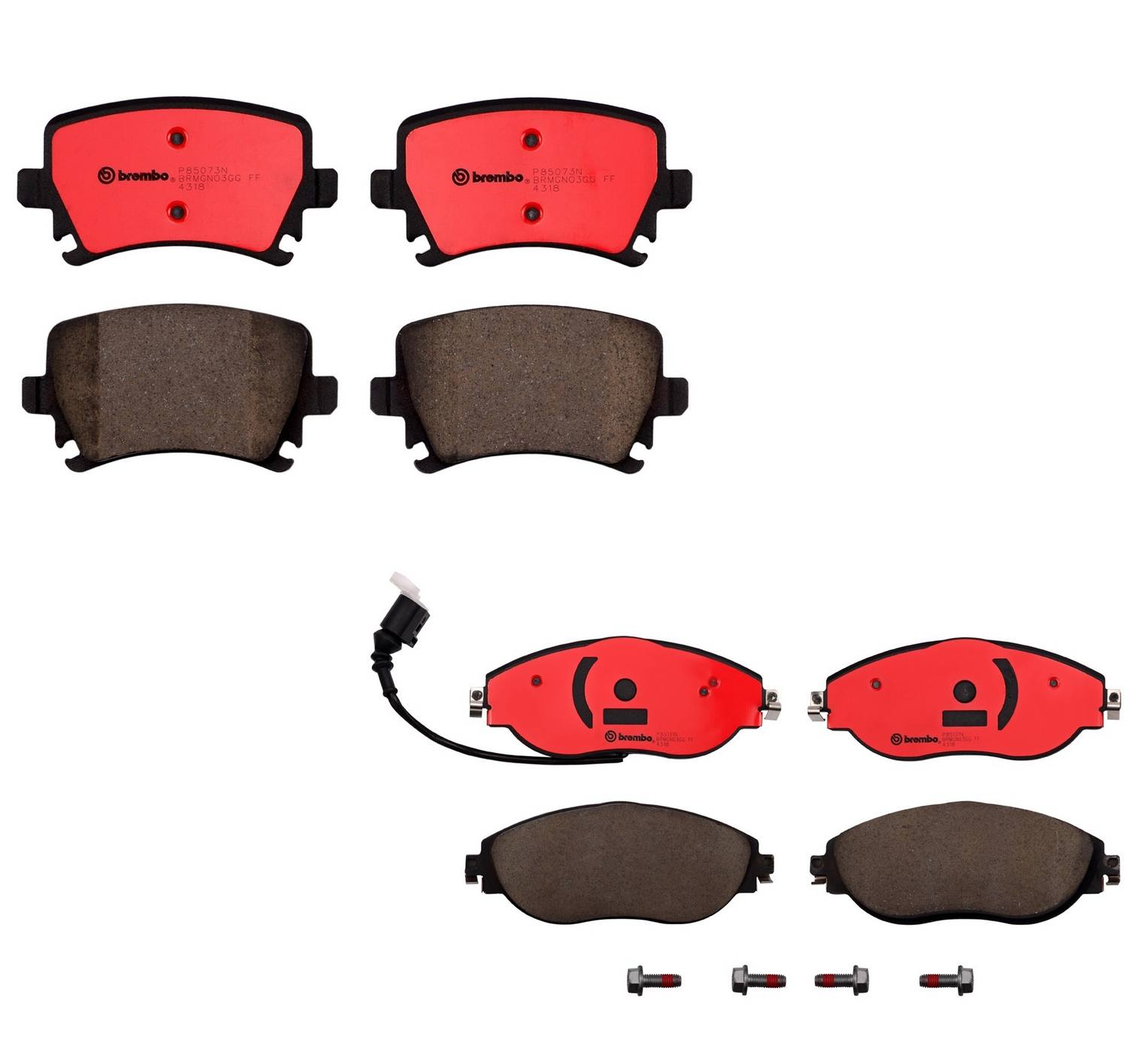 Brembo Disc Brake Pads Kit – Front and Rear