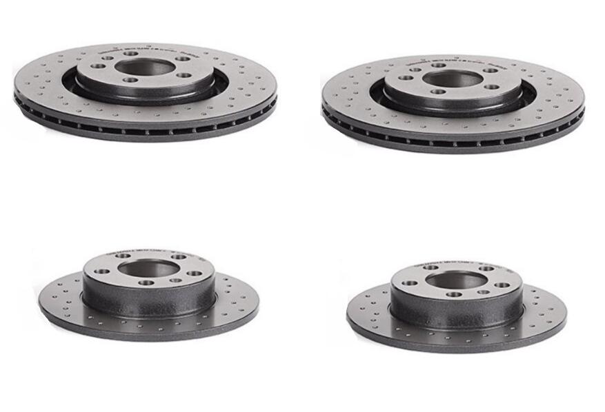 VW Brakes Kit – Pads & Rotors Front and Rear (280mm/232mm) (Xtra) (Ceramic) 8E0698451L – Brembo 1626408KIT