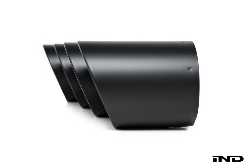 IND G8X M2 / M3 / M4 Matte Black Coated Exhaust Tip Set