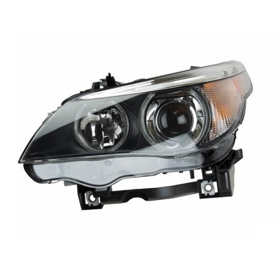 BMW Headlight Assembly – Driver Side (Xenon) (Adaptive) 63127160157 – Hella 163077901