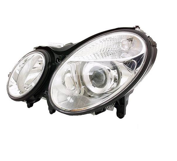 Mercedes Headlight Assembly – Driver Side (Halogen) 211820036164 – Hella 008369051