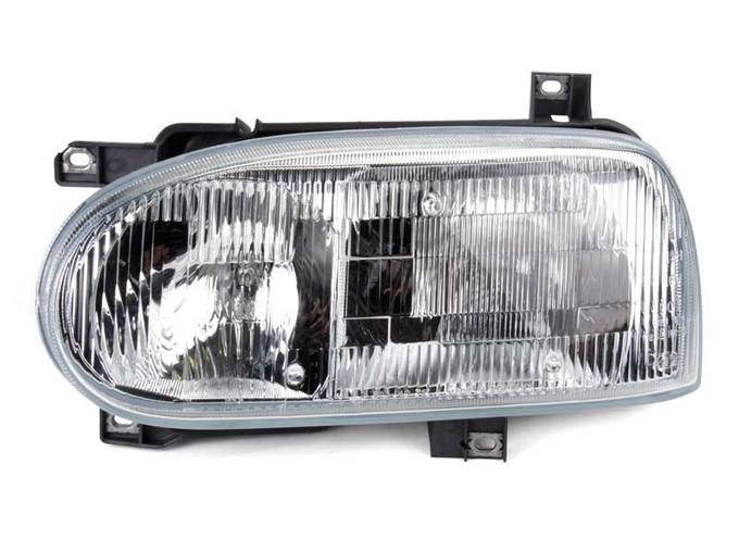 VW Headlight Assembly – Driver Side (Halogen) 1HM941017A – Hella H11649011