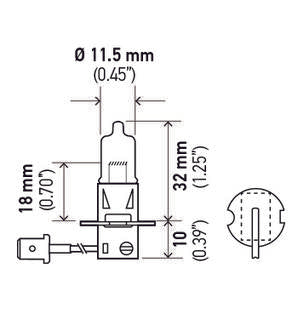 BMW Multi-Purpose Light Bulb (Front) Hella H3 100W