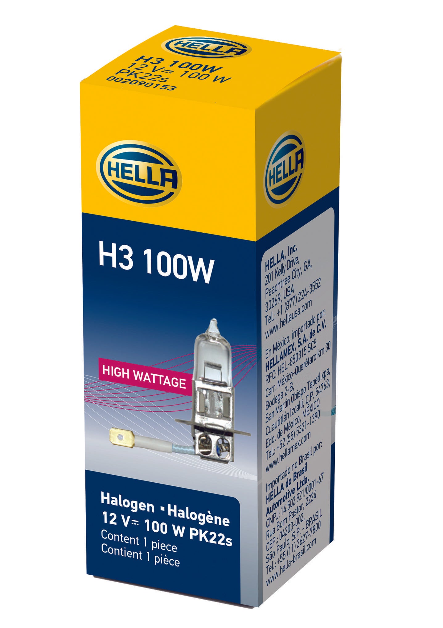 BMW Multi-Purpose Light Bulb (Front) Hella H3 100W