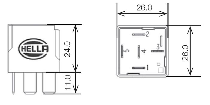 Mercedes Relay (Multi-purpose) 0009828123 – Hella 007794021